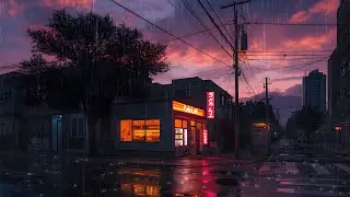 Soft Rain & Neon Glow 🌧️ Lofi Beats for Calm Nights