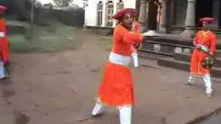 Maratha warrior using Pata sword(sword gauntlet)