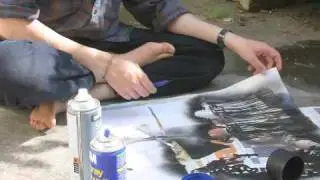 Making a fake banksy (bar code cheater)