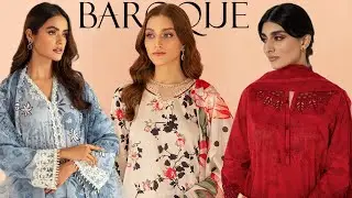 Baroque Summer Unstitched Lawn Collection 2023 | Baroque Embroidered Unstitched Collection 2023