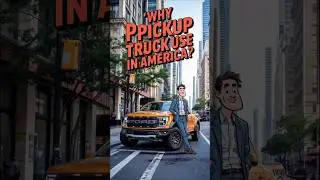 Why is the pickup truck so used in America 🤔🤔. #shorts #viral #trending #ford raptor