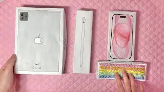 💸paper diy💸 APPLE PRODUCTS UNBOXING COMPILATION | ASMR | applefrog