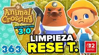 PRUEBO EL SERVICIO DE LIMPIEZA DE RESE T.! ANIMAL CROSSING NEW HORIZONS #363