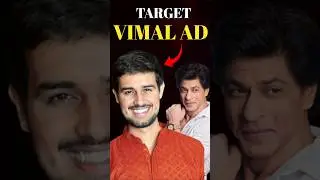 Target to Srk from Vimal ad #shorts #srk #dhruvrathee