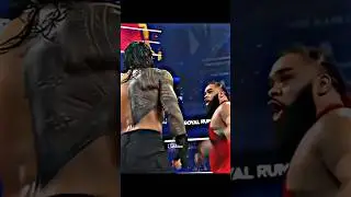 Roman reigns ☝️ VS Attack #wrestling
