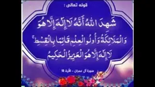 AYATS 18 & 19 - SURAH A'ALE IMRAN  - AMAZING  BENEFITS  -  Syed Abid Hussain Zaidi