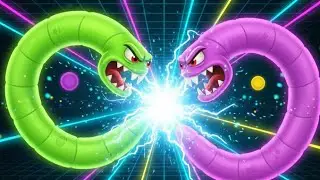 Worms Zone.io Live Stream 🔴🐍 | Eating Everything 🍔🍎 | Non-Stop Fun 🎮😂