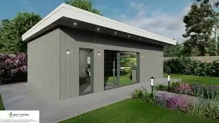 The Carnoustie Garden Room with Flat Roof Walkthrough - Golf Swing Systems