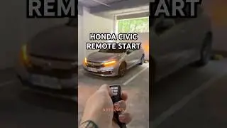 Учебное пособие по дистанционному запуску Honda Civic 🔥❄️
