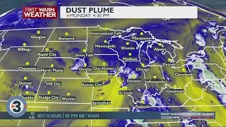 Looking at the Saharan dust cloud