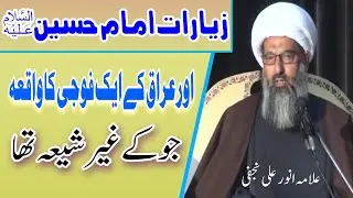 Ziyarat e Imam Hussain as | Allama Anwar Ali Najafi | Best Bayan | Muzafar Ali Official
