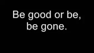 Fionn Regan Be Good Or Be Gone Lyrics
