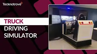 Tecknotrove Truck Driving simulator | Heavy Vehicle training simulator | Tecknotrove 2025
