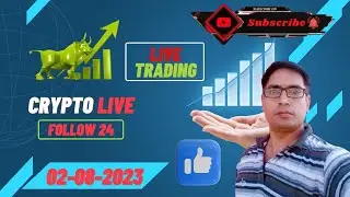 BTC-USDT Option Trading | Live Trading | Crypto Live Trading | Follow 24 | 02.08-2023 | Live