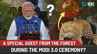 A special guest from the forest during the Modi 3.0 ceremony | Deaf Talks News | Deaf Talks.