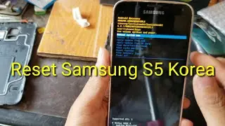 How To Reset SamSung S5  korean