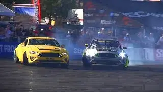 Hunky Mustangs & Tuned F150 Rippin' Up The Track!! | SEMA 2018 |
