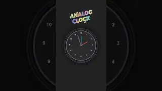 Create Analog Clock using HTML CSS and JavaScript