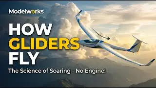 How Gliders Fly! ✈️🌤️ The Science of Silent Flight #Glider #Aviation #Soaring