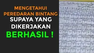 ILMU PERBINTANGAN UNTUK MEMULAI PEKERJAAN || Imam Ghozali