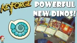 Powerful New Saurian Creatures Revealed! House Cheating! (New Keyforge Cards)