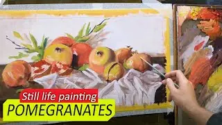 How to paint Beautiful Still Life like True Master | Oil Painting TUTORIAL
