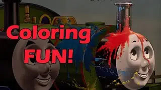 Thomas The Tank Engine Coloring Book