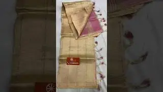 *Pure Handloom Mangalagiri CottonSilk Saree *Without Zari Border  *Contrast Pallu 1499+S#6303363800