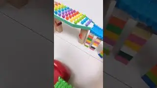 marble Run Race ASMR #117 Wooden WaveCourse Colorful Marbles #marblerunX#marblerunrace #asmr