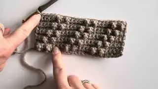 Pebble Pathways Crochet stitch pattern tutorial