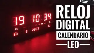 RELOJ DIGITAL CALENDARIO LED