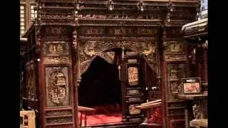 Antique Chinese Carved Canopy Bed with Alcove_rb1007x.wmv