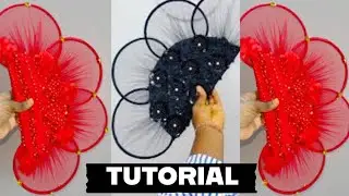 How to Make This Viral Asoebi Hand Fan/Step  by Step Method.
