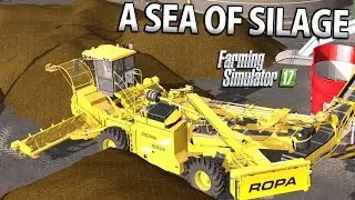 A SEA OF SILAGE | Farming Simulator 17 | Oakfield Farm - Episode 51