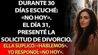 ⏳ Durante 30 días solo escuché: «No hoy».🗓️ Día 31: «Hablemos». ❄️ Yo respondí: «No hoy».