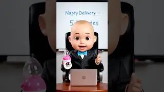 Ai baby in CEO job #comedyshorts #cutebaby #aibrand