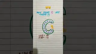 How many C are there ? #fun #art #funny #enjoy #love #writing #like #shorts