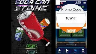 Soda Can Strike &ndash; new Skillz game promo code and gameplay