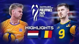 Netherlands 🇳🇱 vs. Romania 🇷🇴 - Highlights | Men's World Championships 2025