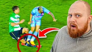 Reagerar På Världens FULASTE Tacklingar & Skador!