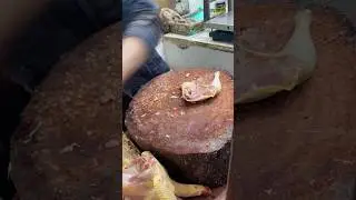 Chicken cutting skill