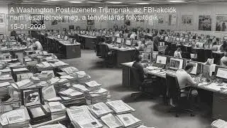 A Washington Post &uuml;zenete Trumpnak: az FBI-akci&oacute;k nem ijeszthetnek meg, a t&eacute;nyfelt&aacute;r&aacute;s folytat&oacute;