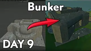 Cortex Command 3D Day 009 Burly brain bunkers 🧱 and new terrain 🌄