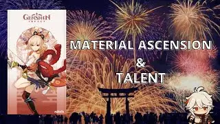 YOIMIYA MATERIAL ASCENSION & TALENT [GENSHIN IMPACT]