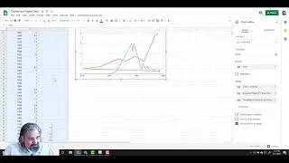 How to make a line chart with 3 series in Google Sheets