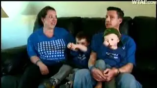 Blue Lights Shine For Autism Awareness