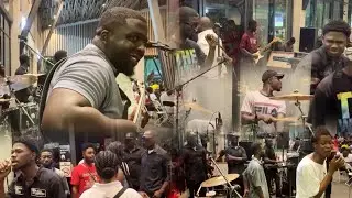 Nonstop🔥Best Ghanaian Hi-life Jam session||EMMA ON BASS🎸||AFRO BAND||Good sounds🎧live band🔒