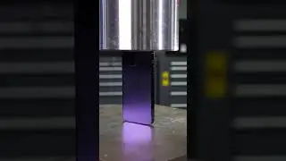 Hydraulic Press vs Dark Shiny Purple iPhone 17 Pro Max Ultra 💜📱 | Extreme Crush Test