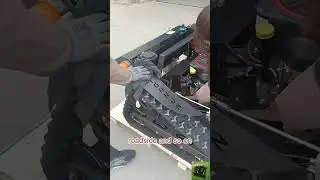 China made slope mower remote control low price, chinese best remote control lawn mower with tracks