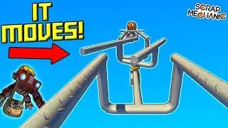 Complicating the Challenge with Rotating Rails! - Scrap Mechanic Challenge Mode